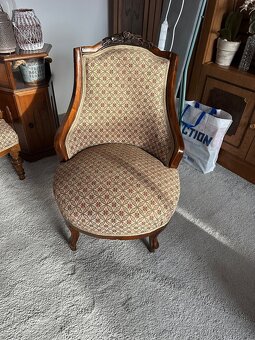 2 starožitná křesla - 5