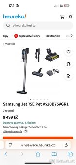 Samsung Jet 75E Pet VS20B75AGR1 - 5