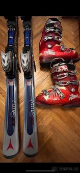 Lyžařský set, lyže Atomic, lyžařské boty Tecnica - 5