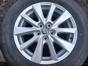 Prodám sadu Orig ALU kol Mazda 225/65R17 letní - 5