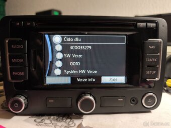 VW RNS315 BT DAB autorádio navigace 3C0035279 - 5