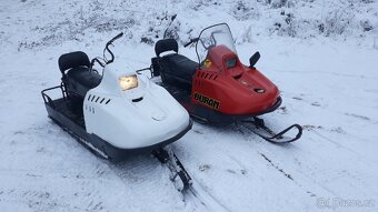 Sněžný skútr Buran 640 bílý. - 5