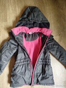 Dívčí zimní bundy, velikost 110/116 - 5