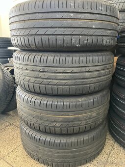 Hliníkové disky R17 Borbet 5x100 Subaru + 225/60 R17 Nokian - 5