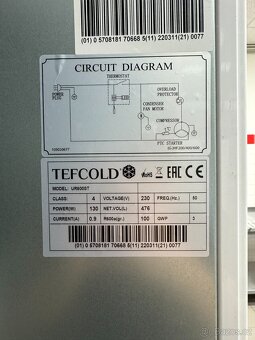 Tefcold UR 600 ST bílá Gastro lednice - 5