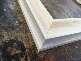 Masivní dřevěný obrazový rám z borovice - šíře 10cm - 5