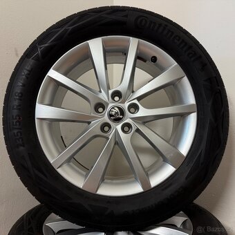 ŠKODA KODIAQ 5x112 R18 ET43+LETNÍ 235/55R18 6/5mm - 5