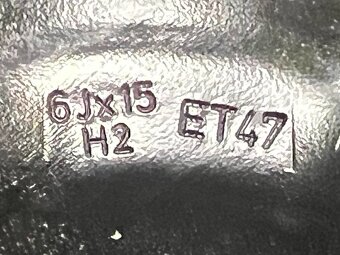 Rezerva 15" 1K0601027C 6J ET47 + pneu 195/65/R15 - 5
