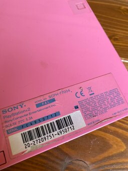 Playstation 2 (PS2) Limitovaná růžová edice (Pink) - 5