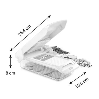 Nové, nepoužité multifunkční struhadlo, kráječ - 5