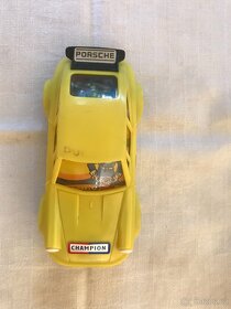 Auto autodráhy Ites Porsche 911 žluté a červené - 5