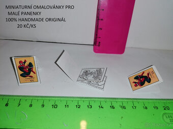 miniaturní omalovánky pro panenky - 5
