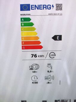 Myčka 45 cm Whirlpool - 5