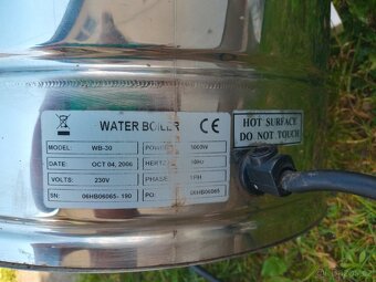 Varný Termos - water boiler bez regulace 30 l - 5
