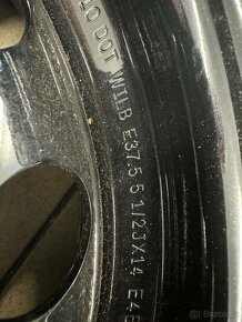Plechové disky Forda Ka + 4x108 r14 + senzory TPMS - 5