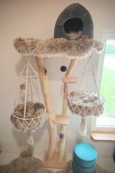 Luxusní kočičí strom, škrabadlo - 5