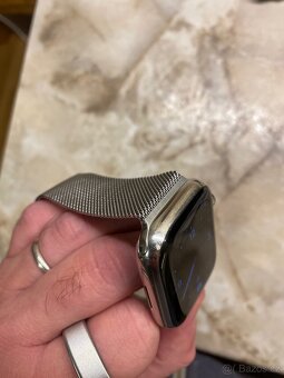 Apple Watch 7 45mm stainless + milánský tah - 5