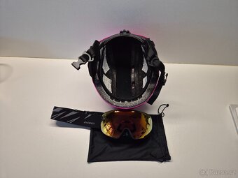Dětská lyžařská helma s brýlemi - 5