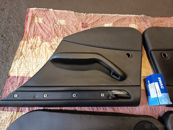 BMW E46 TAPECI černa kůže sedan, combi - 5