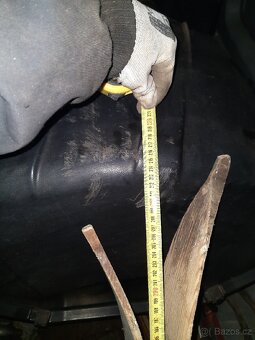 Staré dřevěné lyže Retro - 5