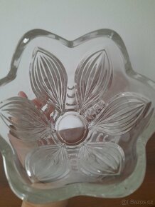 Retro skleněná váza - konvalinka - 5