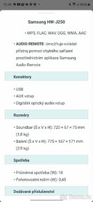 Soundbar Samsung HW-J250 - 5