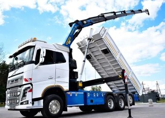 Volvo FH 16.550 - 8x4 – Sklápěč/Valník + HR-PALFINGER PK 340 - 5