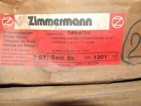 Prodám brzdové kotouče Toyota, Daihatsu, Nissan - 5