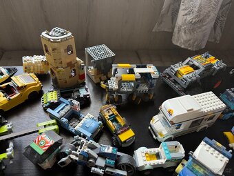 Konvolut lego dílky auta letadla aj - 5