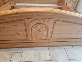 Celodřevěná ložnice ručně řezaná viz poslední foto - 5