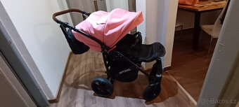 Kočárek babylux optimal růžový - 5