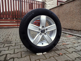 KRÁSNÁ ZIMNÍ ALU VW TOURAN 16" 5x112 pneu 205/60R16 Contine - 5