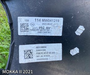 Zadni naraznik Opel Mokka 2 2021 cerny - 5