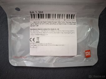 Xiaomi USB-C kabel 6A / 1.5m – nový, originál - 5