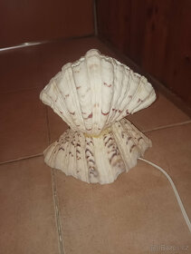 Starší lampička z mušlí/lastur-suvenýr Chorvatsko Primošten - 5