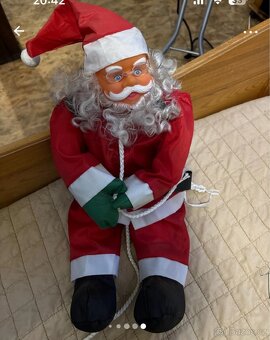 Vánoční Santa na pověšení-cca 66cm - 5