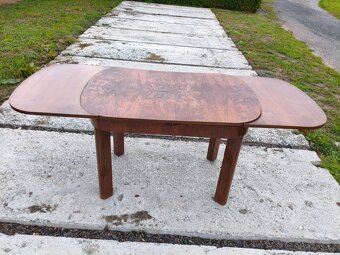 Halabala rozkládací stůl v ořechové kořenici - 5