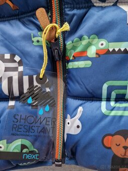 Nová zimní bunda Next, vel.122, voděodolná - 5