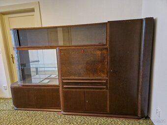 RETRO sekretář + stůl + skříňka - 5