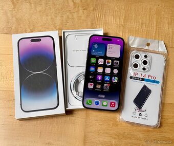 iPhone 14 Pro Deep Purple BATERIE 100% TOP - 5