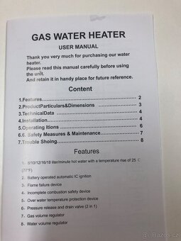 Průtokový ohřívač na vodu - 5