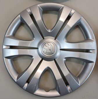 Poklice Škoda 15" 4ks - 5