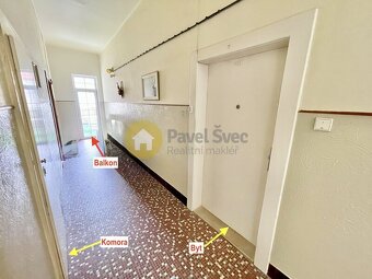 Prodej prostorného byt 2+1, balkon, komora, sklep, Strakonic - 5
