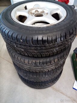 Alu kola 4x108 a 4x114,3 vč. pneu 175/65 R 14 - 5