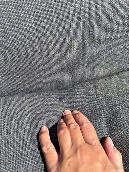 Křeslo z OŘ Ikea - tmavě šedý polstr - 5
