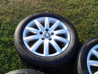 4XZIMNÍ HLINÍKOVÁ KOLA ŠKODA OCTAVIA III,II 205/55 R16 .TOP. - 5