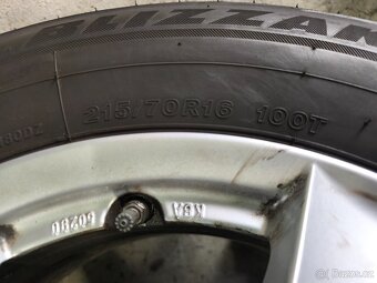 Alu kola 5x114,3 r17 na Hyundai TUSCON pneu 215/70 r16 - 5