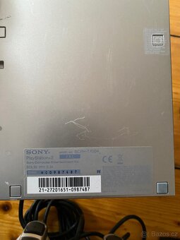 Konzole PlayStation 2 PS2 3x hra Sony Ovladač - 5