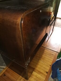 RETRO - Prvorepubliková obývací stěna PŮVODNÍ TOP STAV - 5