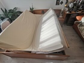 Manželská postel s úložným prostorem - 5